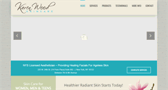 Desktop Screenshot of karenwoodskincare.com